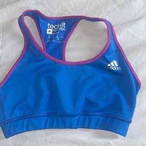 Blue / purple adidas sports bra